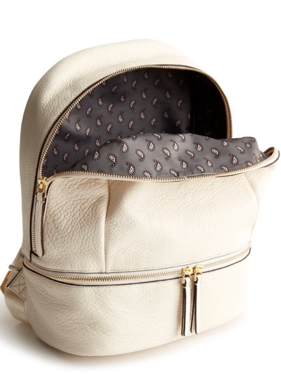 New Vera Bradley leather Chancery Backpack - Cottage Cream R$225 main image 7